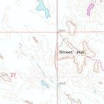 United States Geological Survey Wall NE, SD (1961, 24000-Scale) digital map