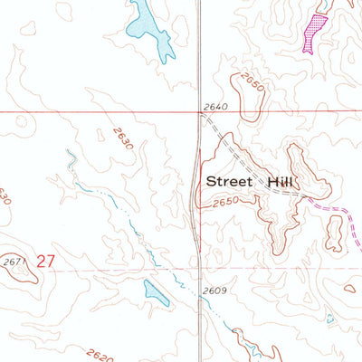 United States Geological Survey Wall NE, SD (1961, 24000-Scale) digital map