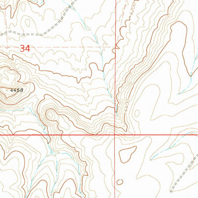 United States Geological Survey Wall Rock Springs, OR (1972, 24000-Scale) digital map