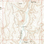 United States Geological Survey Wall Rock Springs, OR (1972, 24000-Scale) digital map