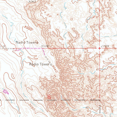 United States Geological Survey Wall, SD (1960, 24000-Scale) digital map
