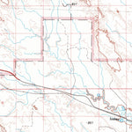 United States Geological Survey Wall, SD (1981, 100000-Scale) digital map