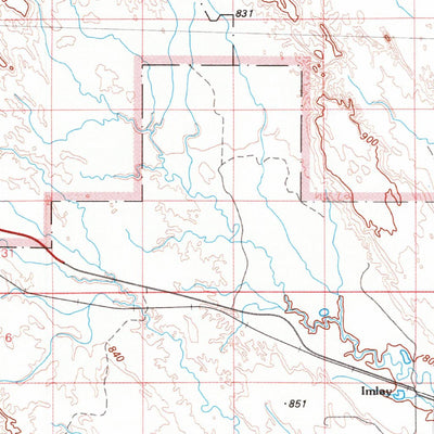 United States Geological Survey Wall, SD (1981, 100000-Scale) digital map