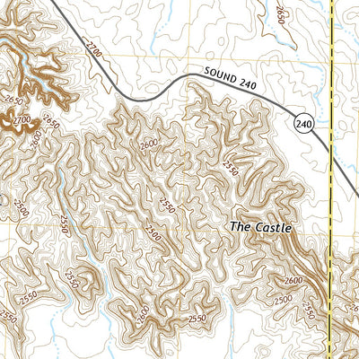 United States Geological Survey Wall SE, SD (2021, 24000-Scale) digital map
