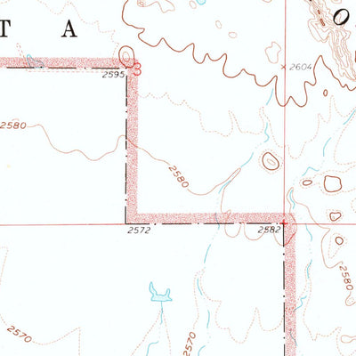 United States Geological Survey Wall SW, SD (1960, 24000-Scale) digital map