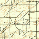 United States Geological Survey Wall Ula, WA-OR (1918, 125000-Scale) digital map