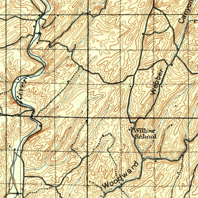 United States Geological Survey Wall Ula, WA-OR (1918, 125000-Scale) digital map
