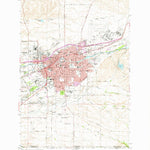 United States Geological Survey Walla Walla, WA-OR (1966, 24000-Scale) digital map