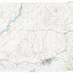 United States Geological Survey Walla Walla, WA-OR (1980, 100000-Scale) digital map