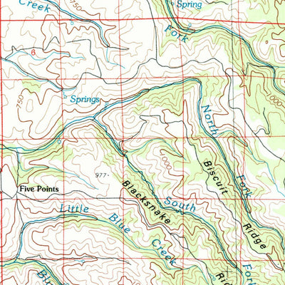 United States Geological Survey Walla Walla, WA-OR (1980, 100000-Scale) digital map