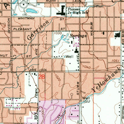 United States Geological Survey Walla Walla, WA-OR (1998, 24000-Scale) digital map