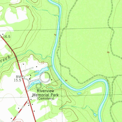 United States Geological Survey Wallace East, NC (1981, 24000-Scale) digital map