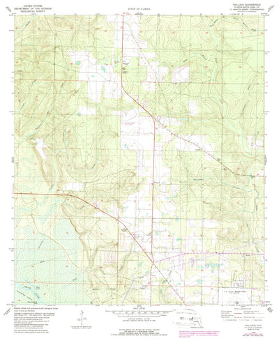 United States Geological Survey Wallace, FL (1978, 24000-Scale) digital map