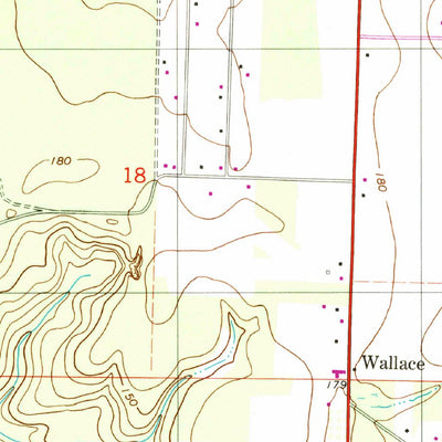 United States Geological Survey Wallace, FL (1978, 24000-Scale) digital map