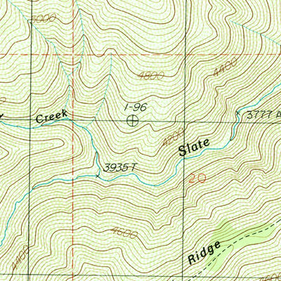 United States Geological Survey Wallace, ID (1988, 24000-Scale) digital map