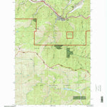 United States Geological Survey Wallace, ID (1995, 24000-Scale) digital map