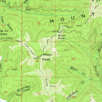 United States Geological Survey Wallace, ID-MT (1957, 62500-Scale) digital map