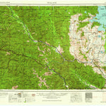 United States Geological Survey Wallace, ID-MT (1960, 250000-Scale) digital map