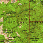 United States Geological Survey Wallace, ID-MT (1960, 250000-Scale) digital map