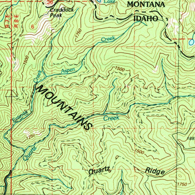 United States Geological Survey Wallace, ID-MT (1994, 100000-Scale) digital map