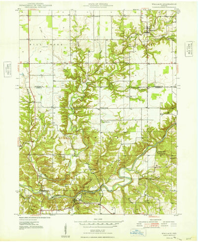 United States Geological Survey Wallace, IN (1948, 24000-Scale) digital map