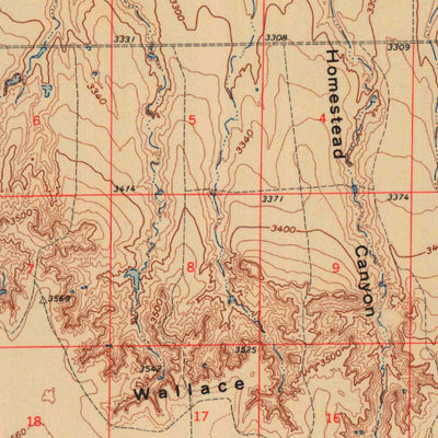 United States Geological Survey Wallace, KS (1959, 62500-Scale) digital map