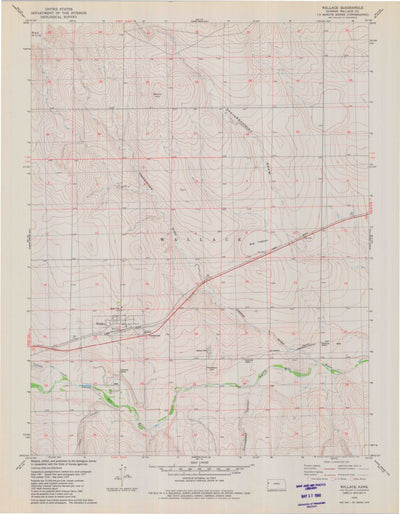 United States Geological Survey Wallace, KS (1979, 24000-Scale) digital map