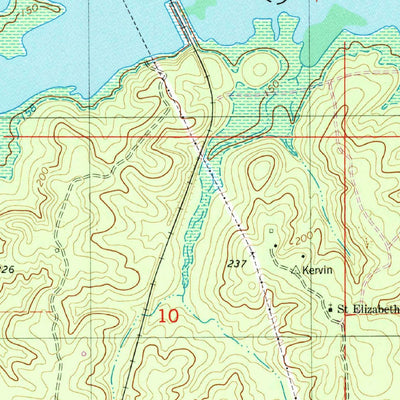 United States Geological Survey Wallace Lake, LA (1980, 24000-Scale) digital map