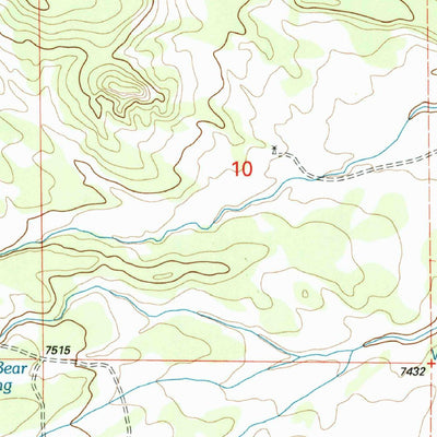 United States Geological Survey Wallace Mesa, NM (1999, 24000-Scale) digital map