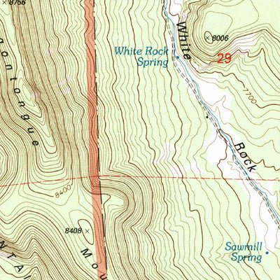 United States Geological Survey Wallace Mesa, NM (1999, 24000-Scale) digital map