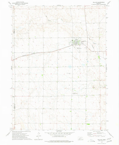 United States Geological Survey Wallace, NE (1973, 24000-Scale) digital map