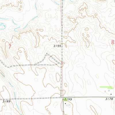 United States Geological Survey Wallace, NE (1973, 24000-Scale) digital map