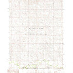 United States Geological Survey Wallace Ranch, SD-NE (1982, 25000-Scale) digital map