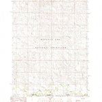 United States Geological Survey Wallace Ranch, SD-NE (1982, 25000-Scale) digital map