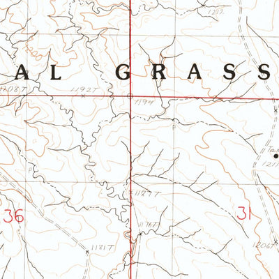 United States Geological Survey Wallace Ranch, SD-NE (1982, 25000-Scale) digital map