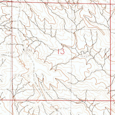 United States Geological Survey Wallace Ranch, SD-NE (1982, 25000-Scale) digital map