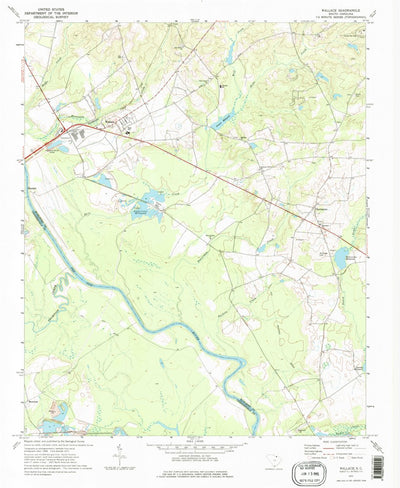 United States Geological Survey Wallace, SC (1971, 24000-Scale) digital map