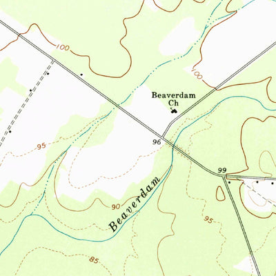 United States Geological Survey Wallace, SC (1971, 24000-Scale) digital map