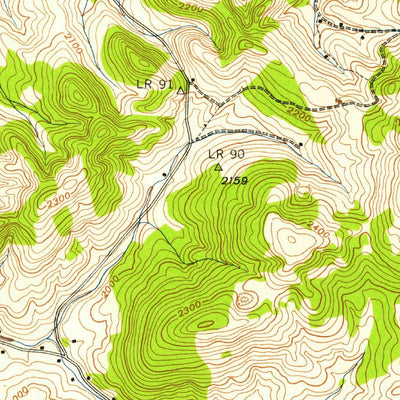 United States Geological Survey Wallace, VA (1938, 24000-Scale) digital map