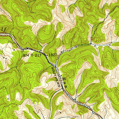 United States Geological Survey Wallace, VA (1938, 24000-Scale) digital map