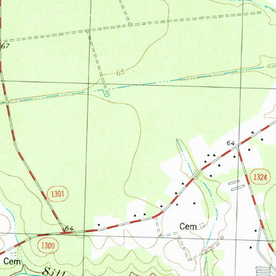 United States Geological Survey Wallace West, NC (1984, 24000-Scale) digital map