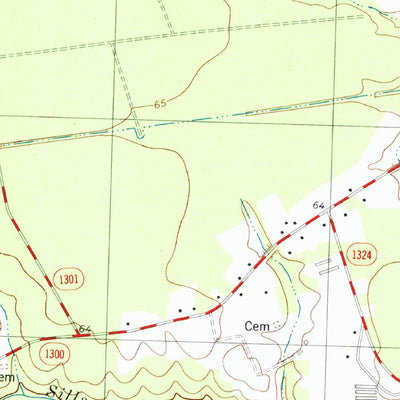 United States Geological Survey Wallace West, NC (1997, 24000-Scale) digital map