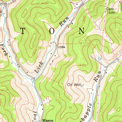 United States Geological Survey Wallace, WV (1960, 24000-Scale) digital map