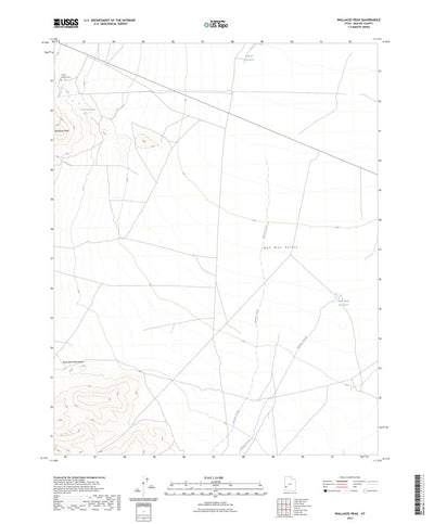 United States Geological Survey Wallaces Peak, UT (2023, 24000-Scale) digital map