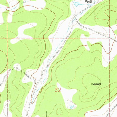 United States Geological Survey Waller Ranch, NM (1978, 24000-Scale) digital map