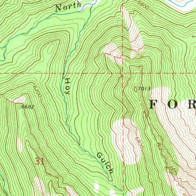 United States Geological Survey Walling Reef, MT (1968, 24000-Scale) digital map