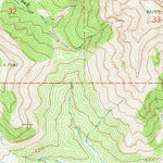 United States Geological Survey Walling Reef, MT (1968, 24000-Scale) digital map