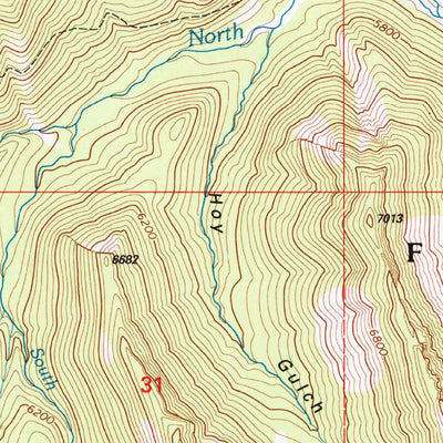 United States Geological Survey Walling Reef, MT (1995, 24000-Scale) digital map