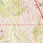 United States Geological Survey Walling Reef, MT (1995, 24000-Scale) digital map