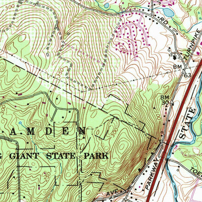 United States Geological Survey Wallingford, CT (1967, 24000-Scale) digital map